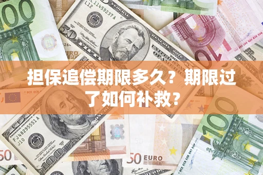 北京担保追偿期限多久？期限过了如何补救？
