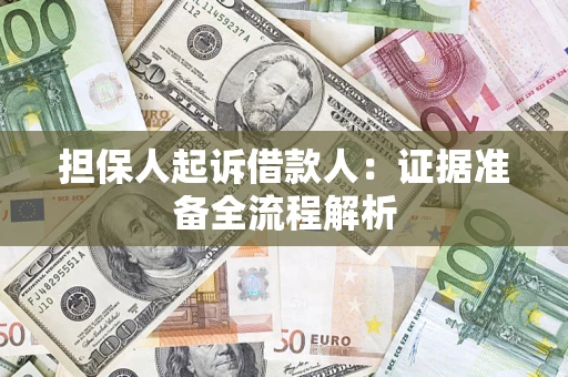 北京担保人起诉借款人：证据准备全流程解析